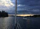 Anchoring in Thousand Islands National Park